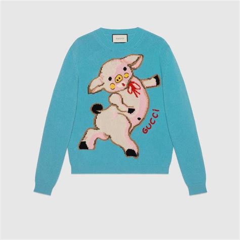 replica gucci sweater womens|gucci piglet sweater.